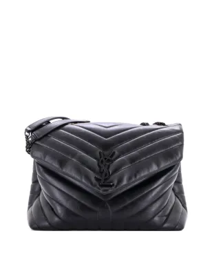 Saint Laurent Pre-Owned ルルー マテレッセ シェブロン レザー ミディアム ショルダーバッグ - サムネイル1