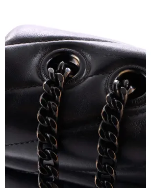Saint Laurent Pre-Owned ルルー マテレッセ シェブロン レザー ミディアム ショルダーバッグ - サムネイル5