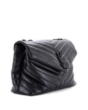 Saint Laurent Pre-Owned ルルー マテレッセ シェブロン レザー ミディアム ショルダーバッグ - サムネイル3