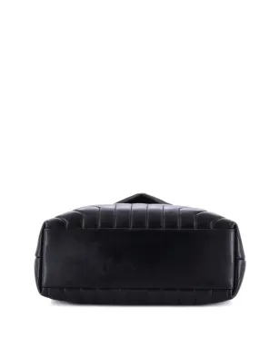 Saint Laurent Pre-Owned ルルー マテレッセ シェブロン レザー ミディアム ショルダーバッグ - サムネイル4