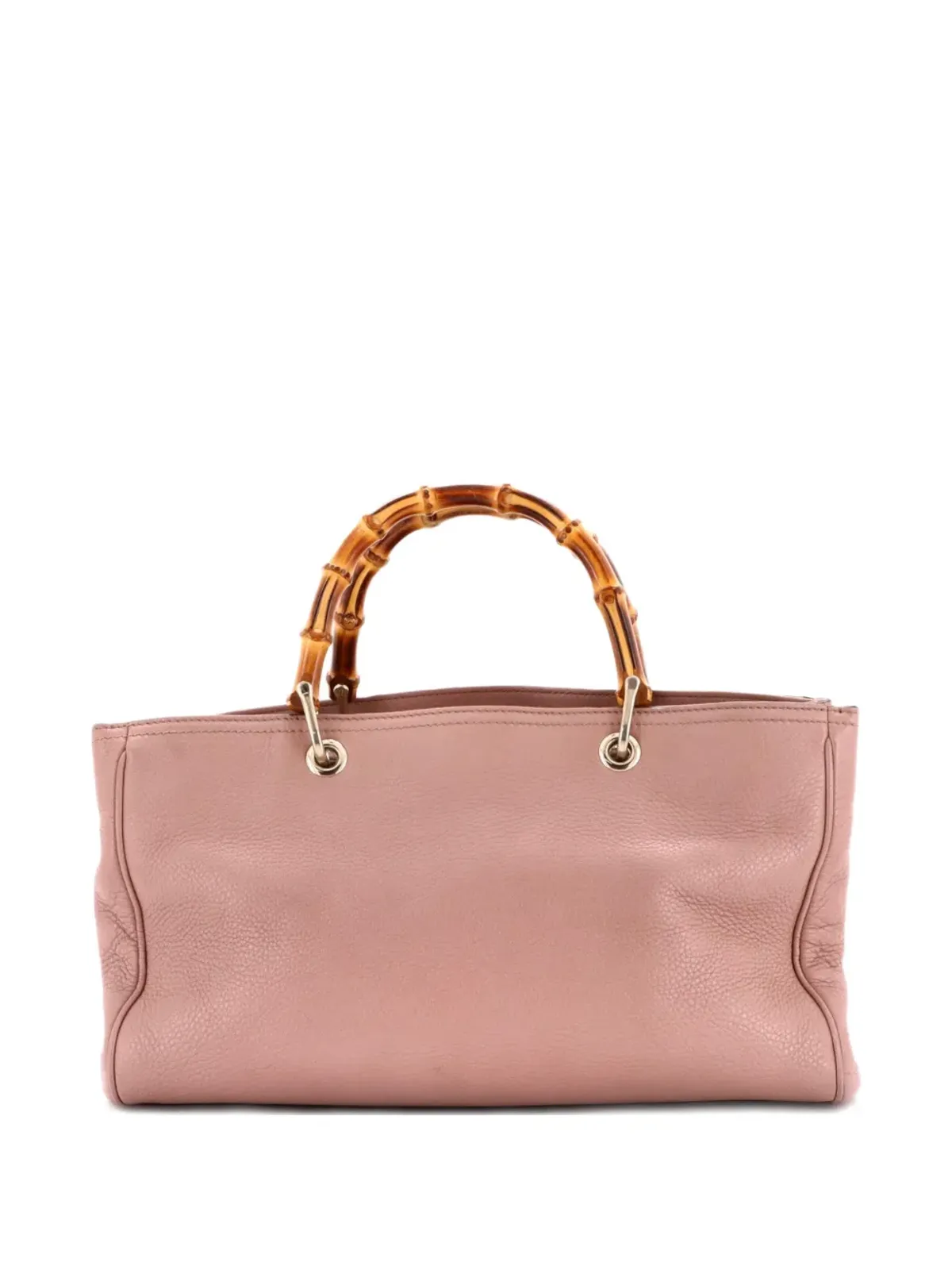 Gucci Pre-Owned バンブーショッパー レザー トートバッグ - 画像2
