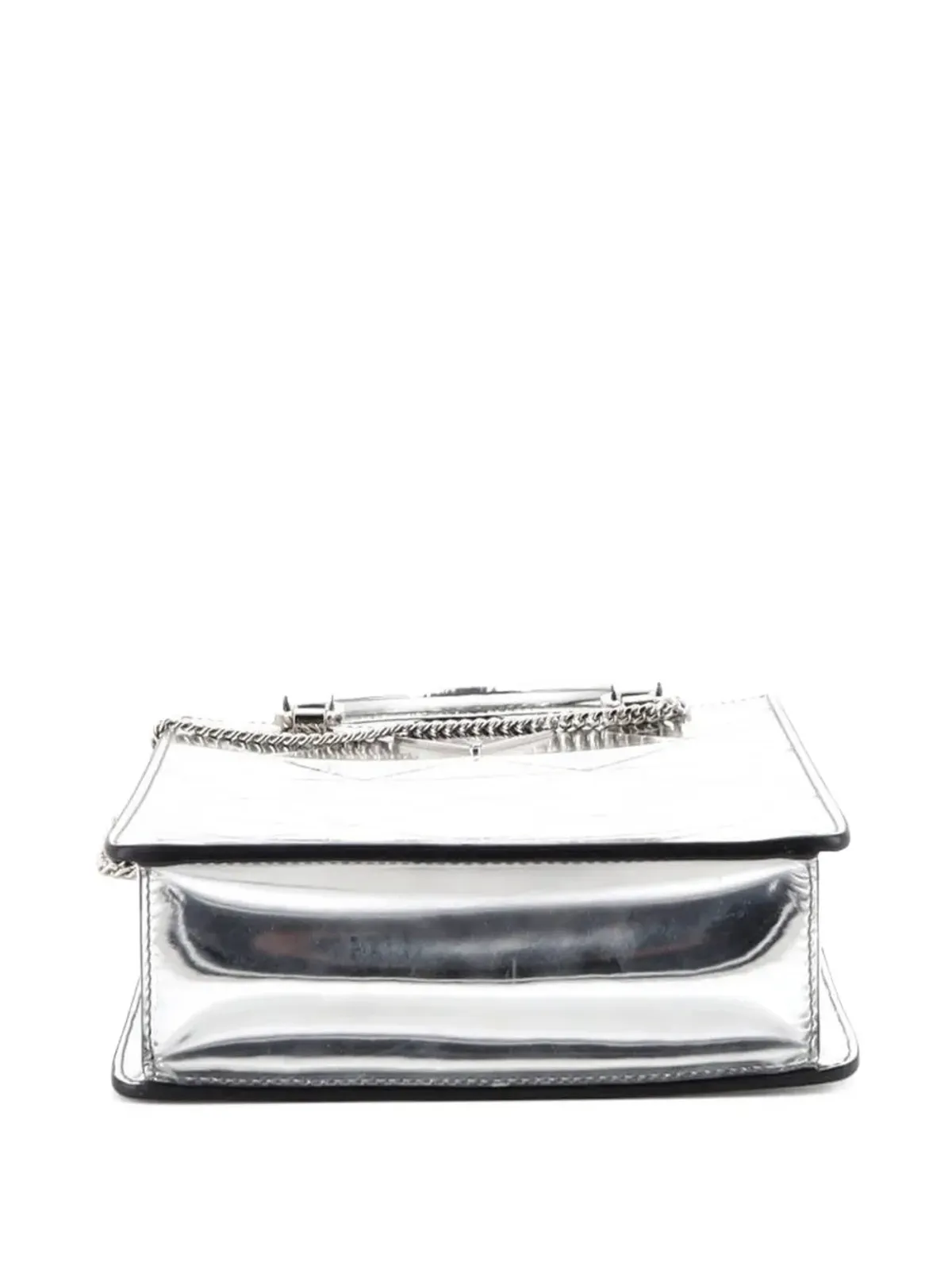 Prada Pre-Owned トライアングル スパッザロート レザー トートバッグ - 画像4