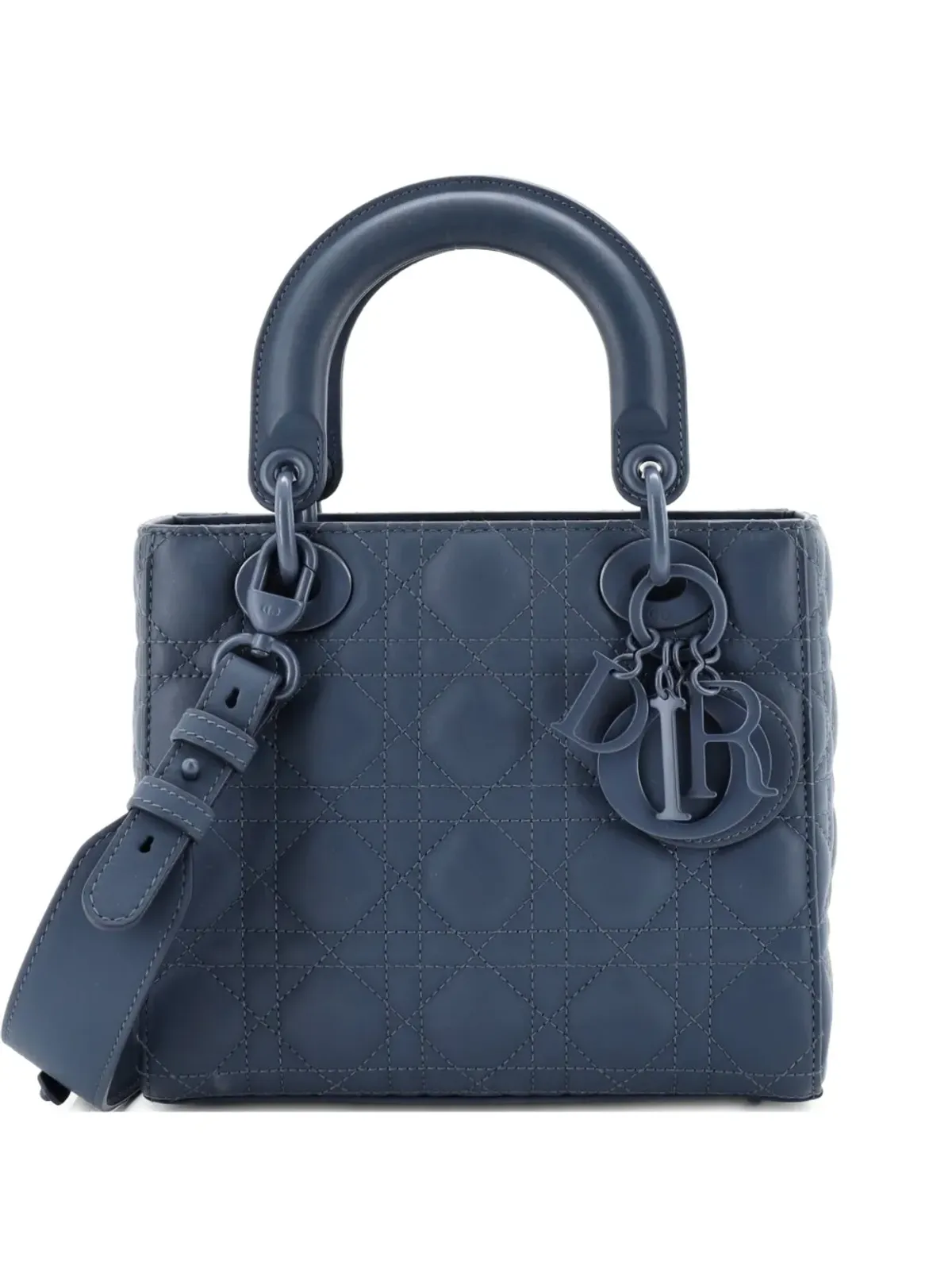 Christian Dior Pre-Owned レディ Dior バッグ キャンネージュ キルト カーフスキン ショルダーバッグ - 画像1