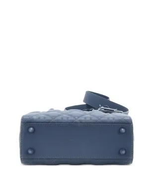 Christian Dior Pre-Owned レディ Dior バッグ キャンネージュ キルト カーフスキン ショルダーバッグ - サムネイル4