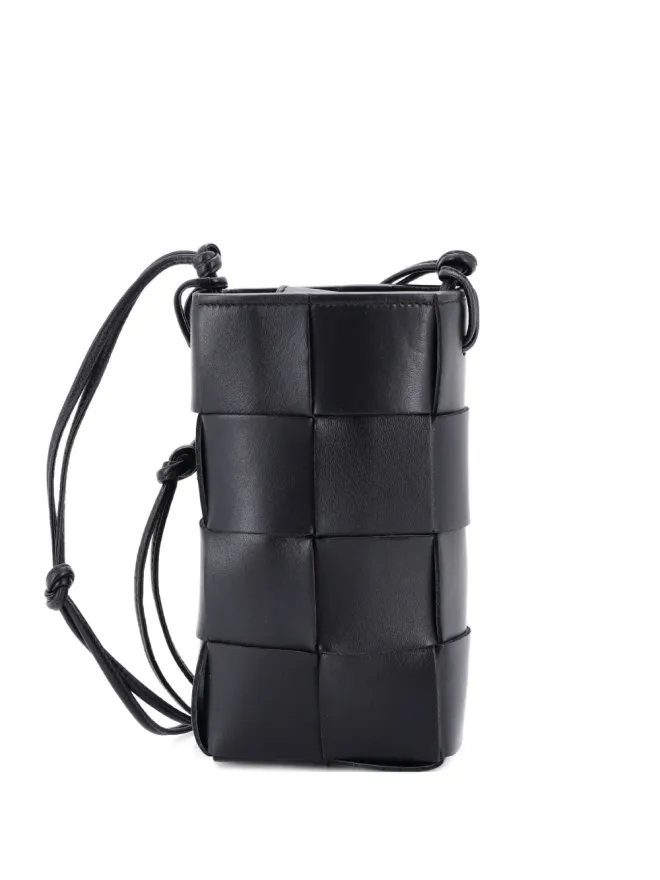 Bottega Veneta Pre-Owned Bottega Veneta - Cassette Phone Holder Maxi Intrecciato Leather クロスボディバッグの商品画像