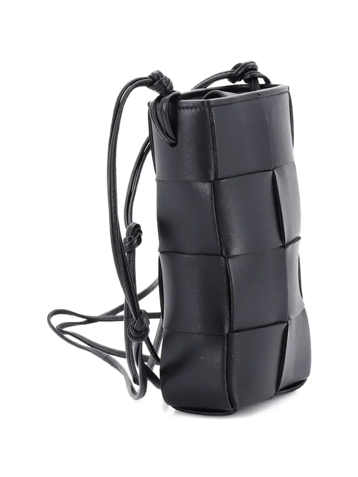 Bottega Veneta - Cassette Phone Holder Maxi Intrecciato Leather クロスボディバッグ - 画像3