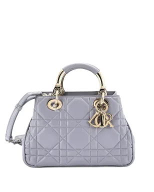 Christian Dior Pre-Owned レディ95.22 バッグ キャナージ エンボスレザー ショルダーバッグ グレー - サムネイル1