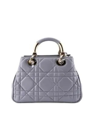 Christian Dior Pre-Owned レディ95.22 バッグ キャナージ エンボスレザー ショルダーバッグ グレー - サムネイル2