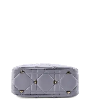 Christian Dior Pre-Owned レディ95.22 バッグ キャナージ エンボスレザー ショルダーバッグ グレー - サムネイル4