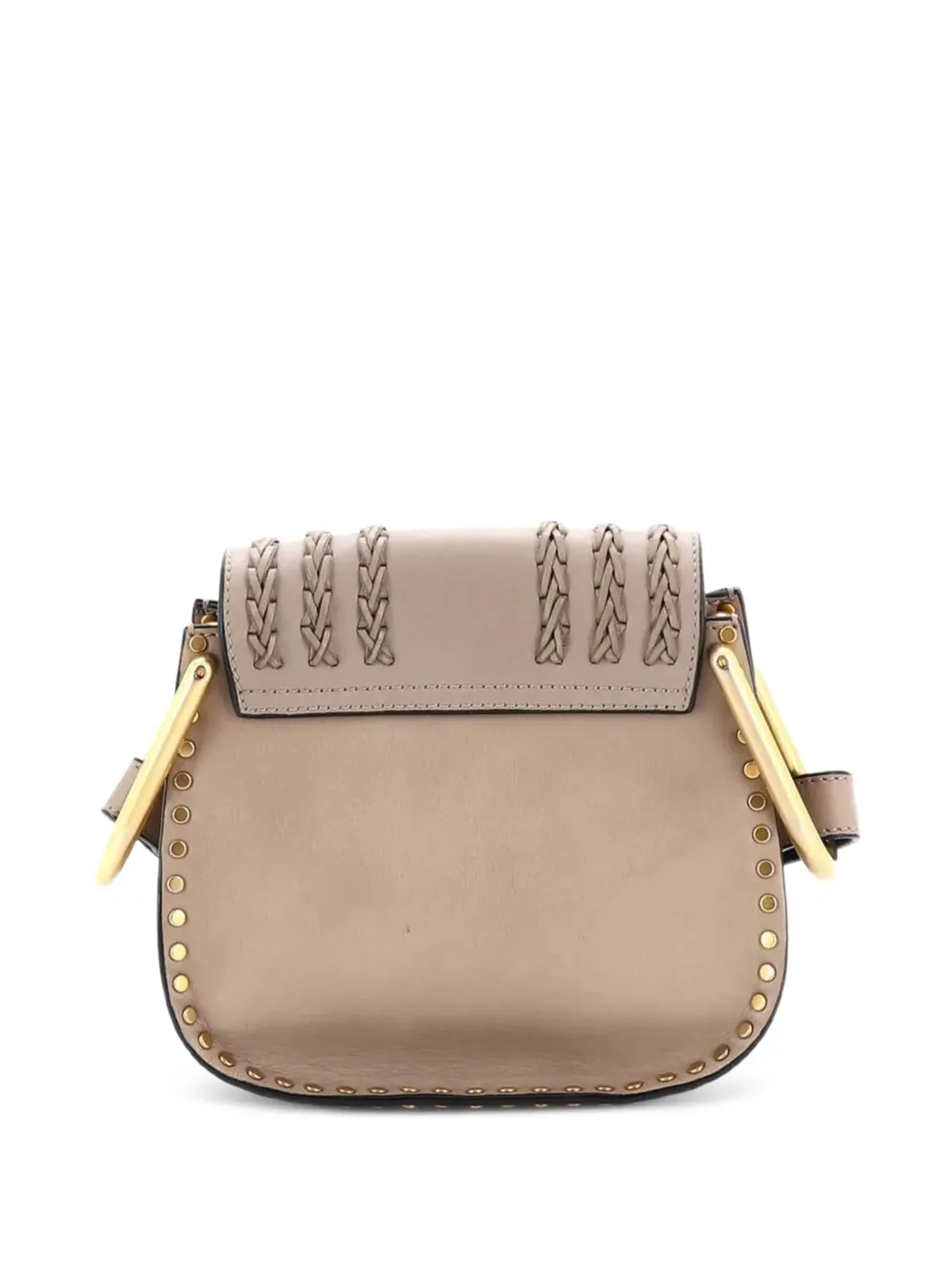 Chloé Pre-Owned ハドソン ハンドバッグ ウィップステッチ レザー ミニ クロスボディバッグ - 画像2