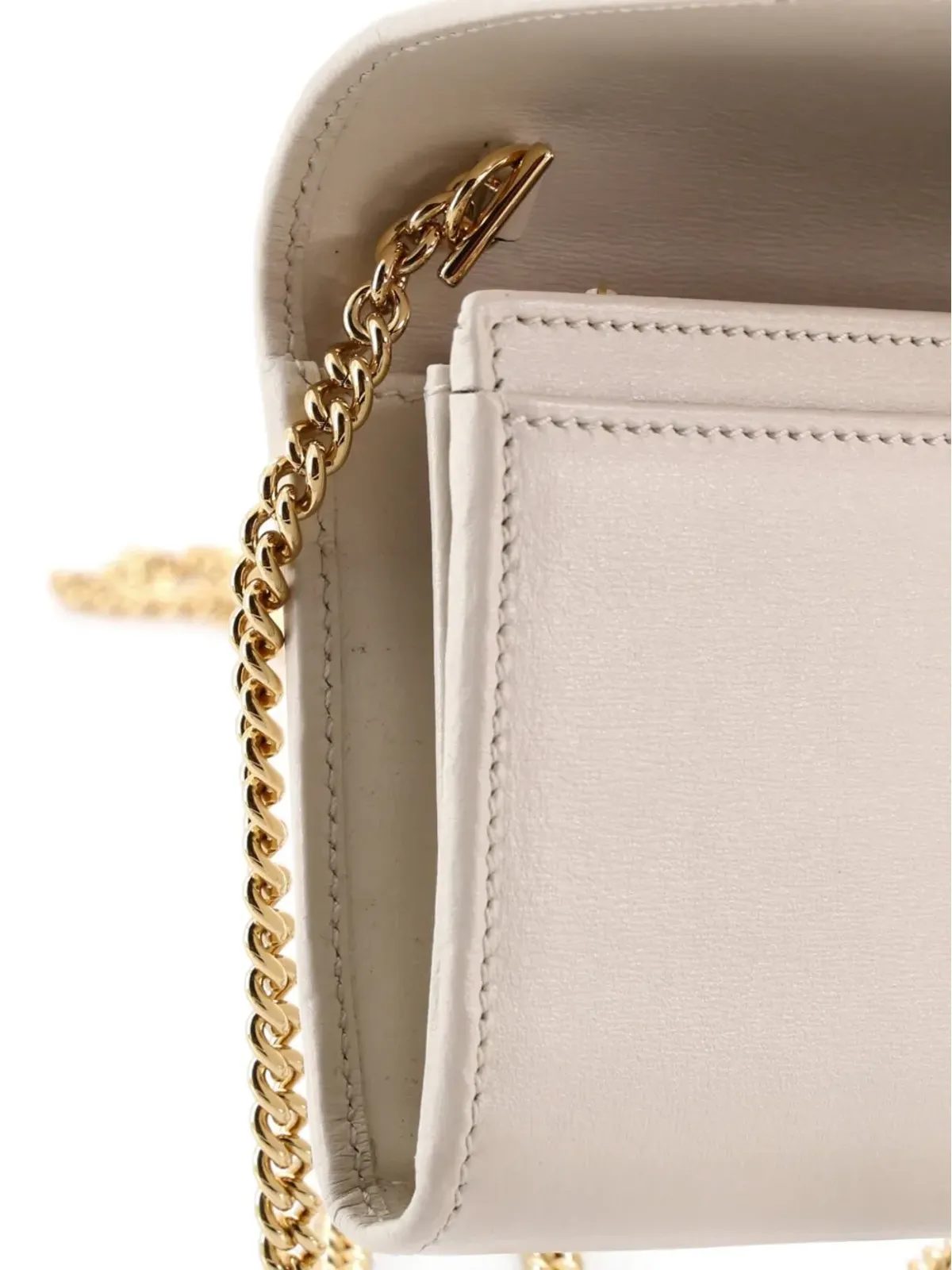 Gucci Pre-Owned ジャッキー 1961 コンチネンタル チェーン ウォレット レザー クロスボディ バッグ - ニュートラルカラー - 画像5