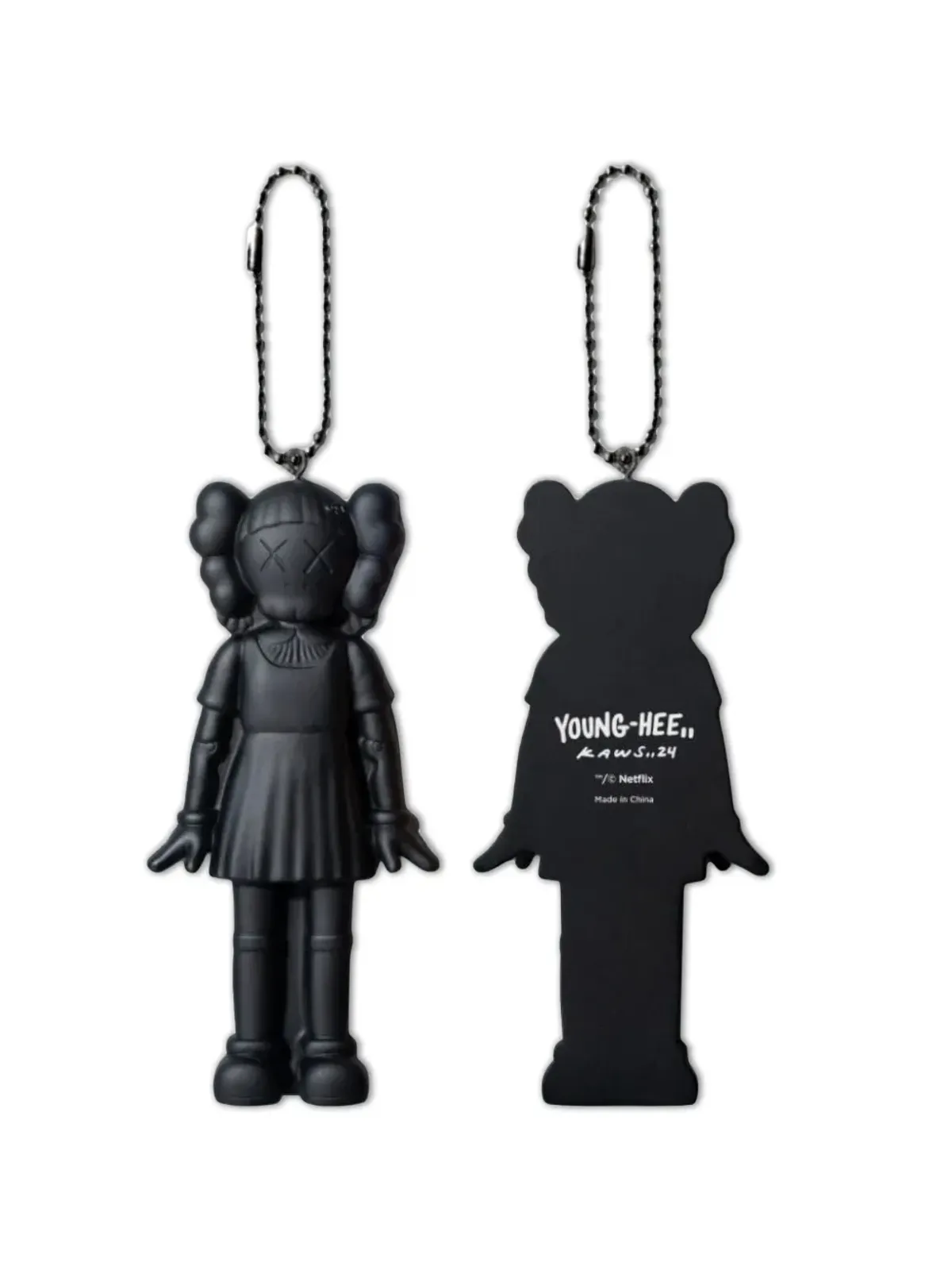 KAWS x Squid Game 2 Young-Hee キーホルダー - ブラック - 画像2
