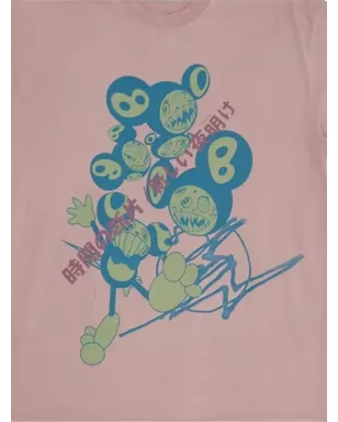 Travis Scott × Fragment × Takashi Murakami ラウンドネック Tシャツ - サムネイル2