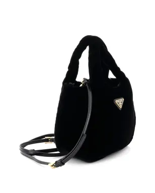 Prada Pre-Owned パディド ソフトベルベット トートバッグ - サムネイル3