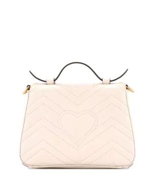 Gucci Pre-Owned GG Marmont トップハンドル フラップバッグ マテラッセ レザー ミニサッチェル - サムネイル2