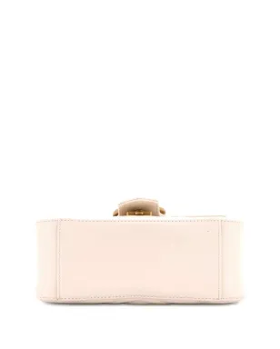 Gucci Pre-Owned GG Marmont トップハンドル フラップバッグ マテラッセ レザー ミニサッチェル - サムネイル4