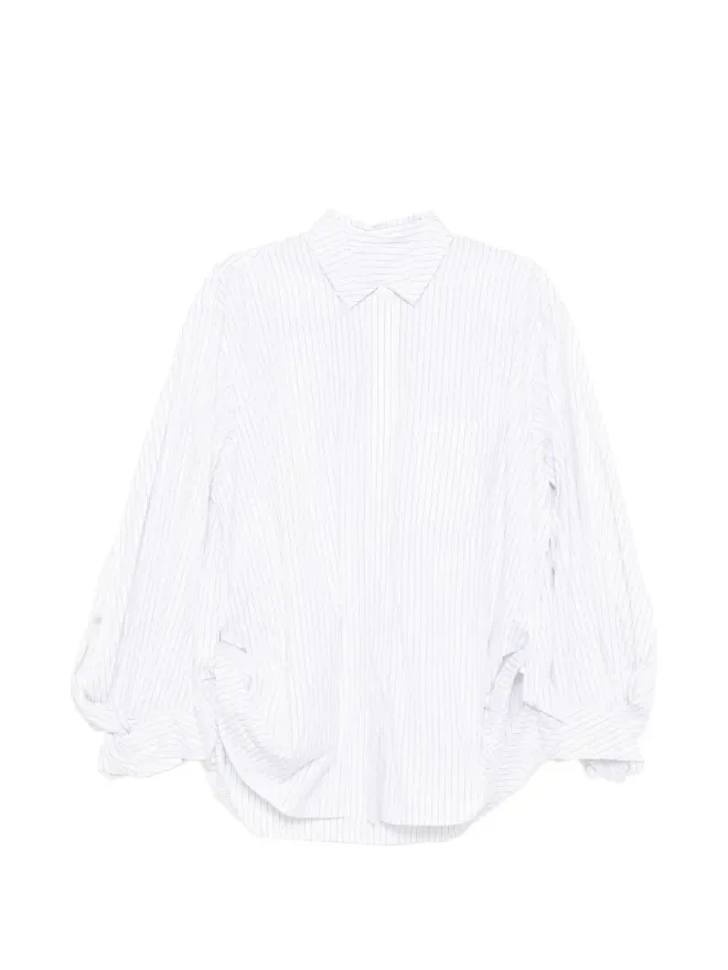 JNBY JNBY コットンストライプシャツ - Whiteの商品画像