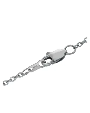 LB Exclusive ダイヤモンド丸型ペンダントネックレス - シルバー - サムネイル2