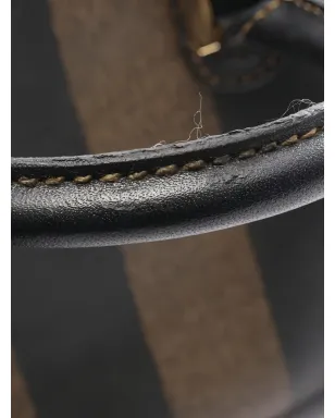 Fendi Pre-Owned ペカン ボストンストライプ トートバッグ - サムネイル5