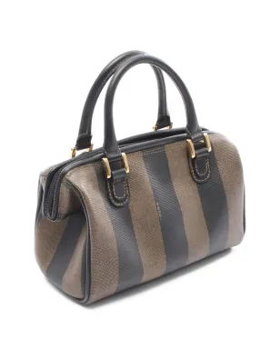 Fendi Pre-Owned ペカン ボストンストライプ トートバッグ - サムネイル2