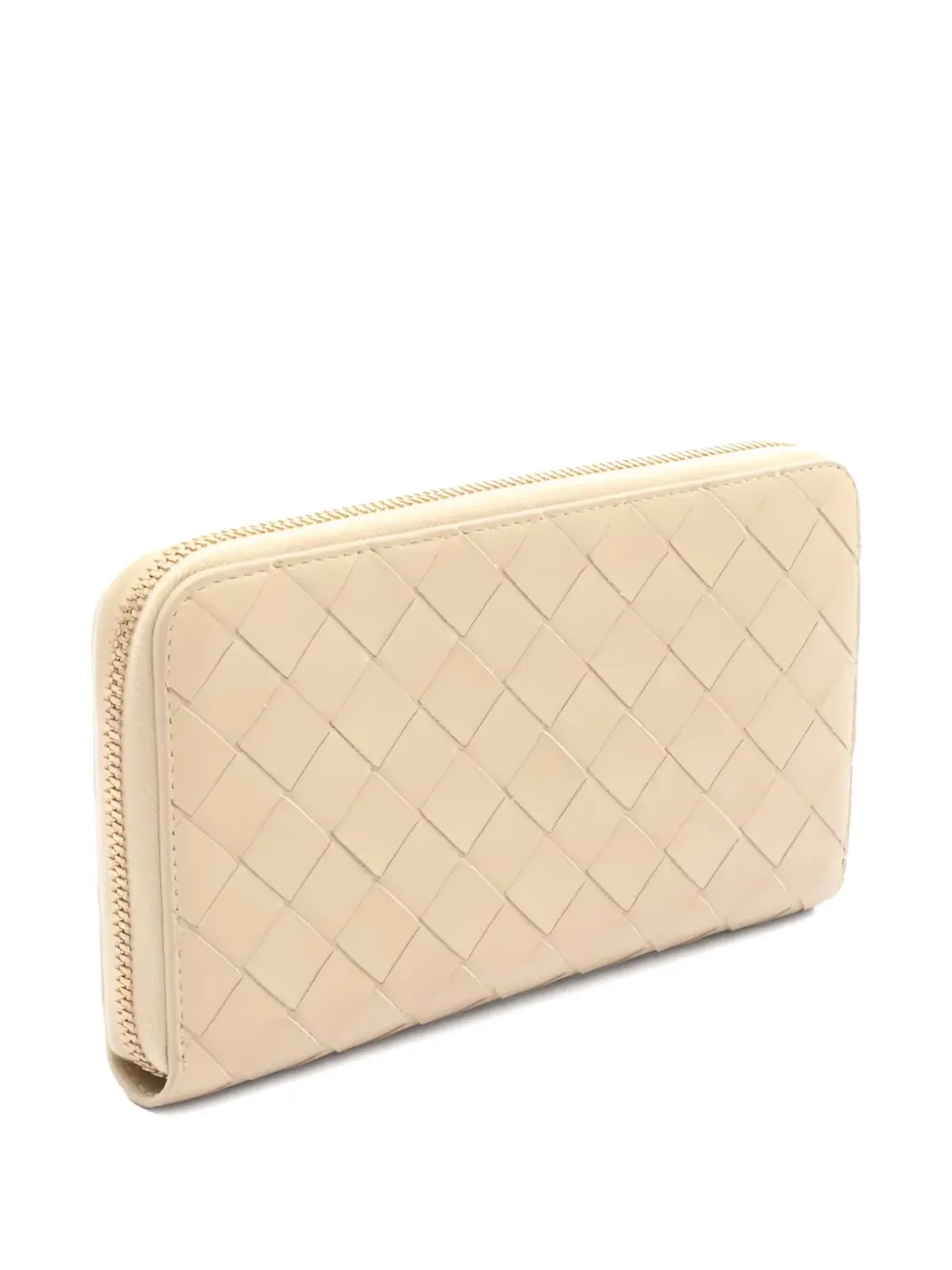 Bottega Veneta イントレチャートレザー ZIP開閉ウォレット（ビンテージ） - 画像2