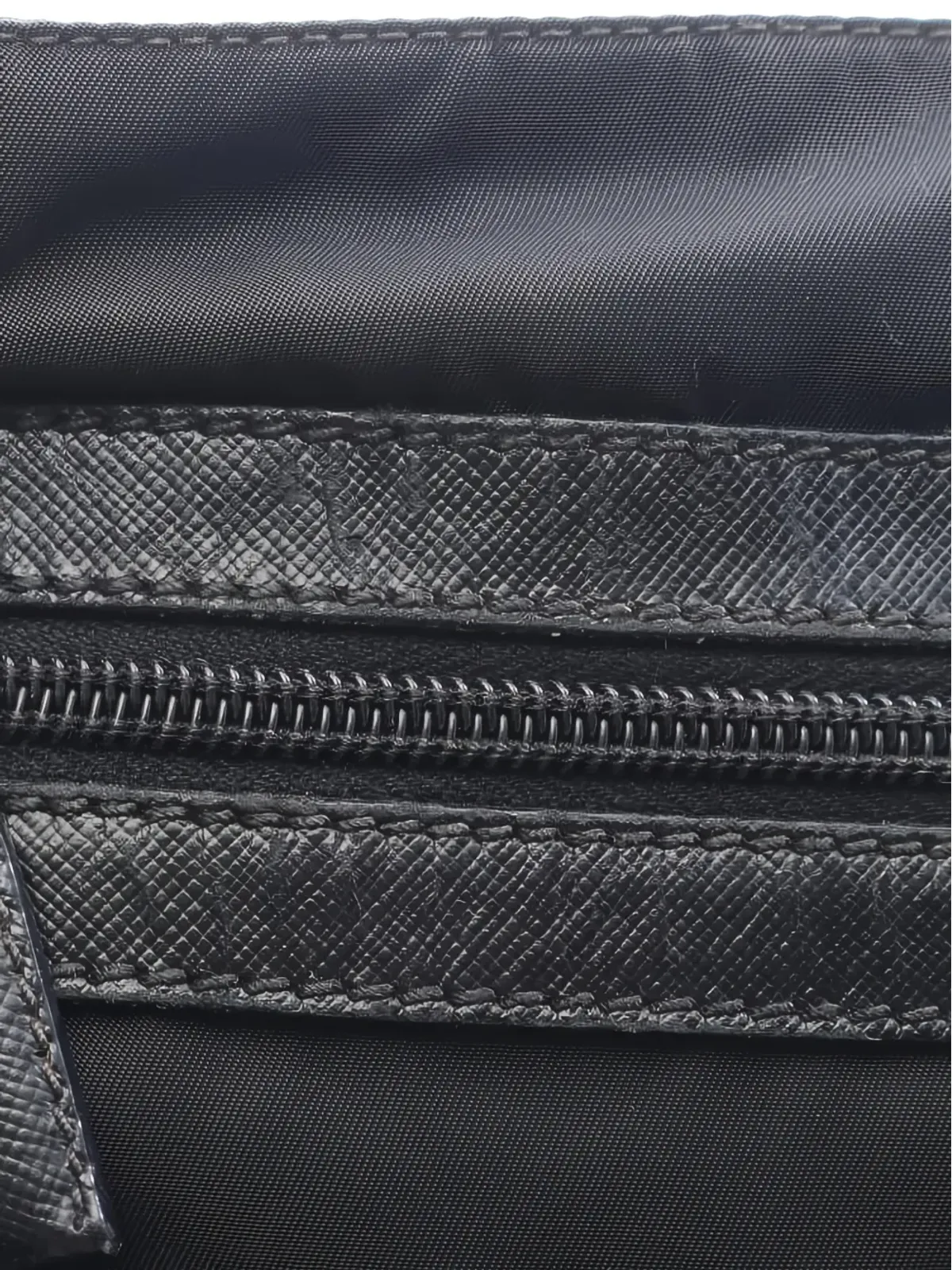 Prada Pre-Owned 2000s ロゴプレートショルダーバッグ - Black - 画像5