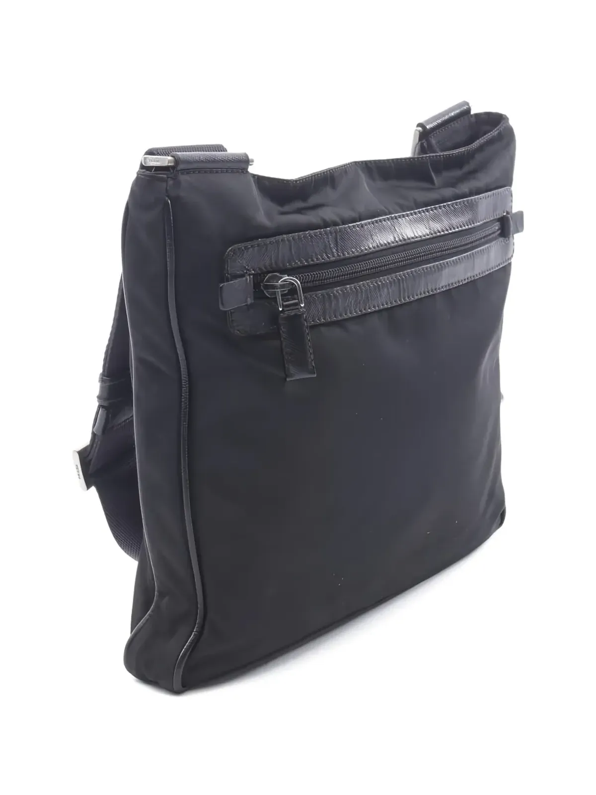 Prada Pre-Owned 2000s ロゴプレートショルダーバッグ - Black - 画像2