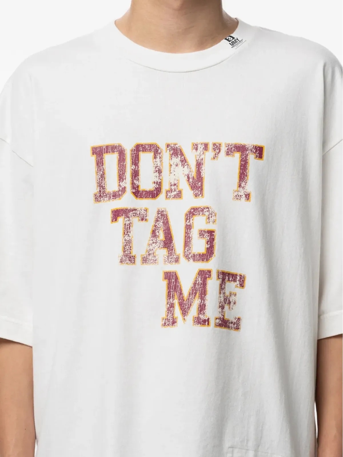 Maison MIHARA YASUHIRO Don't Tag Me プリントTシャツ - 画像5