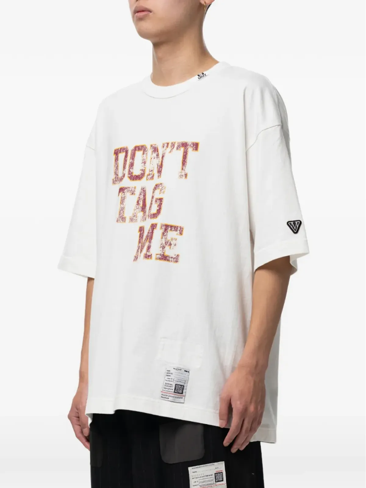 Maison MIHARA YASUHIRO Don't Tag Me プリントTシャツ - 画像3