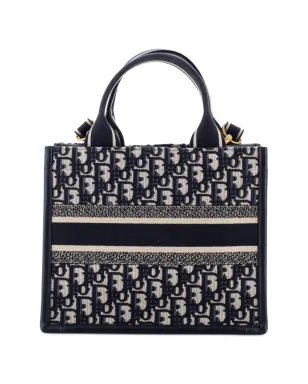 Christian Dior Pre-Owned Book Tote with Strap Oblique Canvas Tote Bag - Blue - サムネイル2