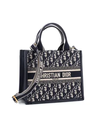 Christian Dior Pre-Owned Book Tote with Strap Oblique Canvas Tote Bag - Blue - サムネイル3