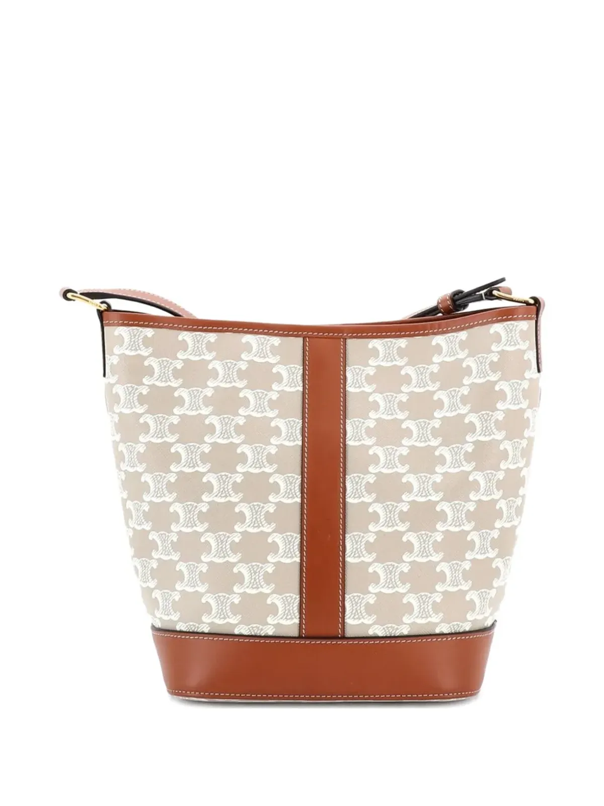Celine Pre-Owned トリオンフ コーテッドキャンバス バケットバッグ - 画像2