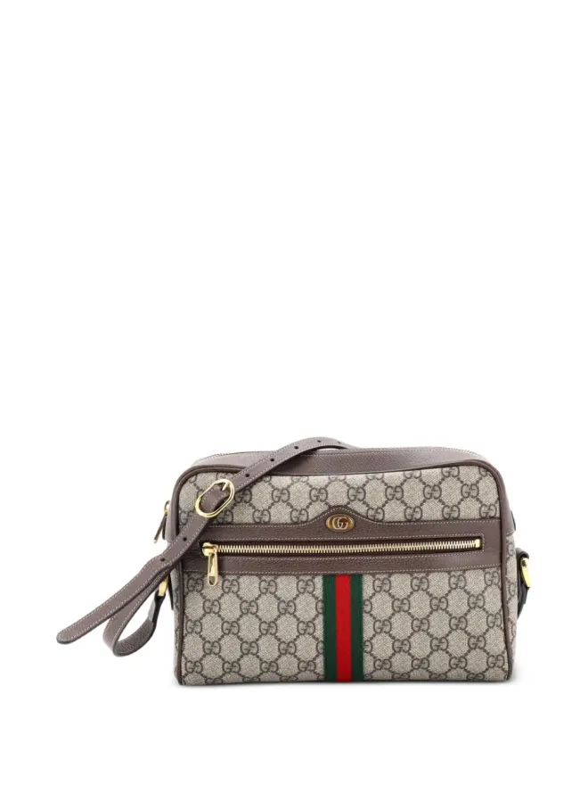 Gucci Pre-Owned Gucci Pre-Owned オフィディア ショルダーバッグ GG コーテッドキャンバス ブラウンの商品画像