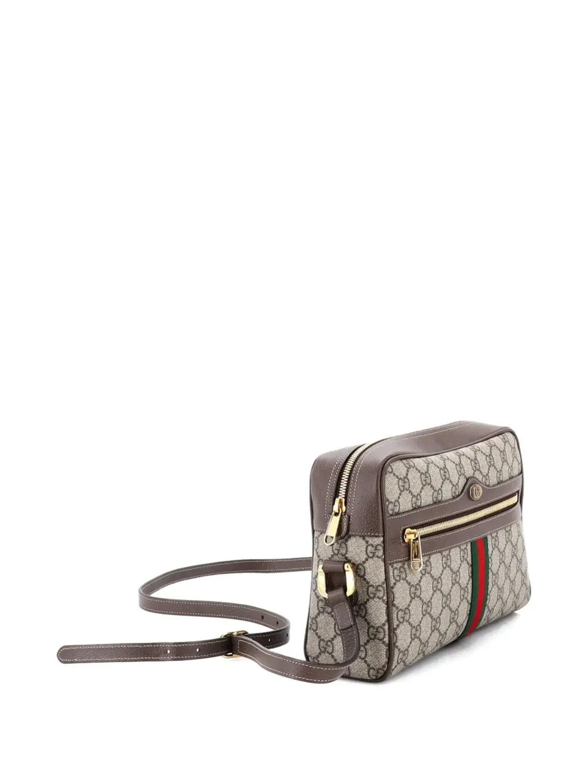 Gucci Pre-Owned オフィディア ショルダーバッグ GG コーテッドキャンバス ブラウン - 画像2