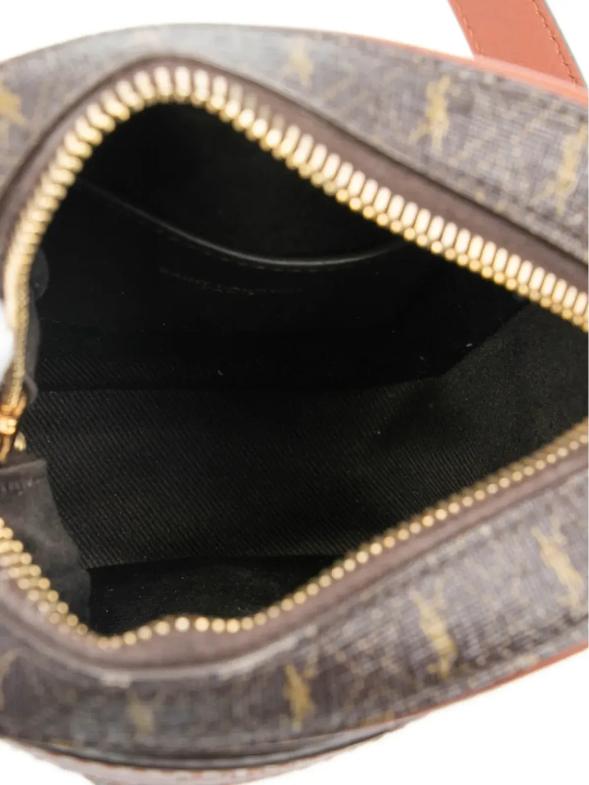 Saint Laurent Pre-Owned Le Monogramme コーテッドキャンバス ポーチ クロスボディバッグ - 画像5