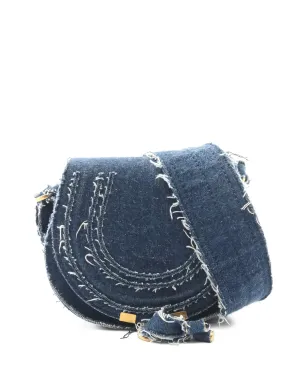 Chloé Pre-Owned マルシー デニム ショルダーバッグ - ブルー - サムネイル1