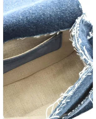 Chloé Pre-Owned マルシー デニム ショルダーバッグ - ブルー - サムネイル3