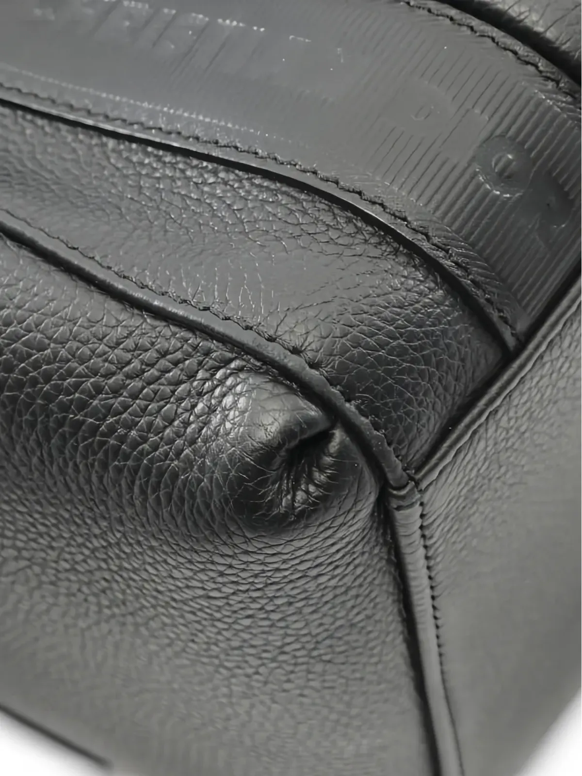Christian Dior Pre-Owned ブラックのサドルレザー バッグパック - 画像4