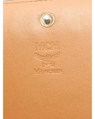 MCM ビンテージ ブラウンのビジュー付きスタッズチェーン クロスボディバッグ - サムネイル4