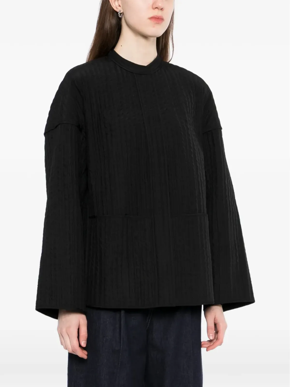 LESS silk padded jacket - 画像3