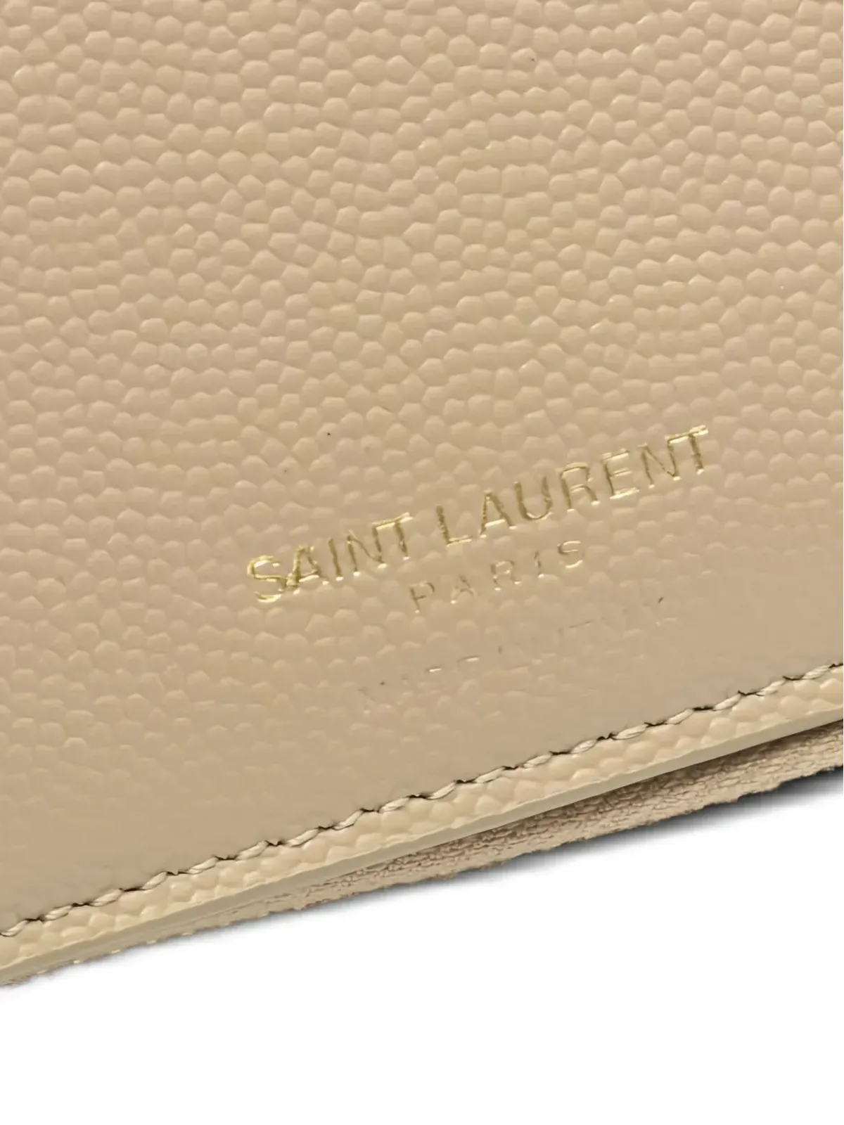 Saint Laurent Pre-Owned Cassandre 二つ折りレザー財布 - 画像5