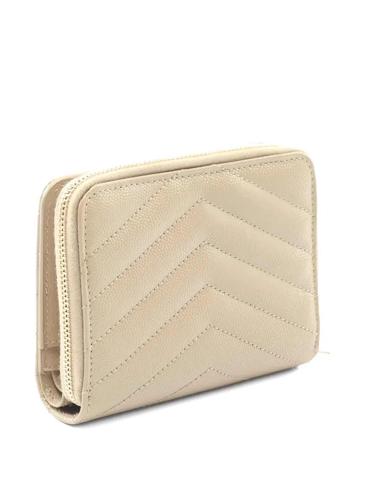 Saint Laurent Pre-Owned Cassandre 二つ折りレザー財布 - 画像2