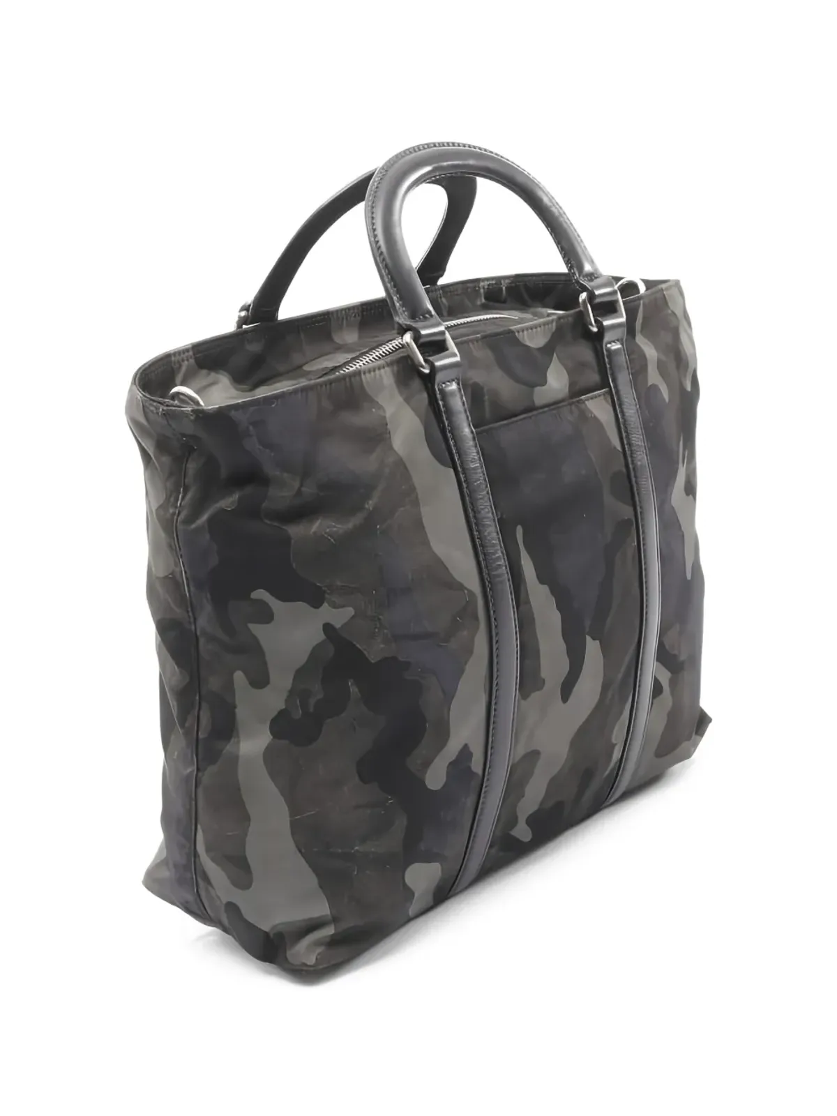 Prada Pre-Owned 2000s カモフラージュ トートバッグ - グレー - 画像2