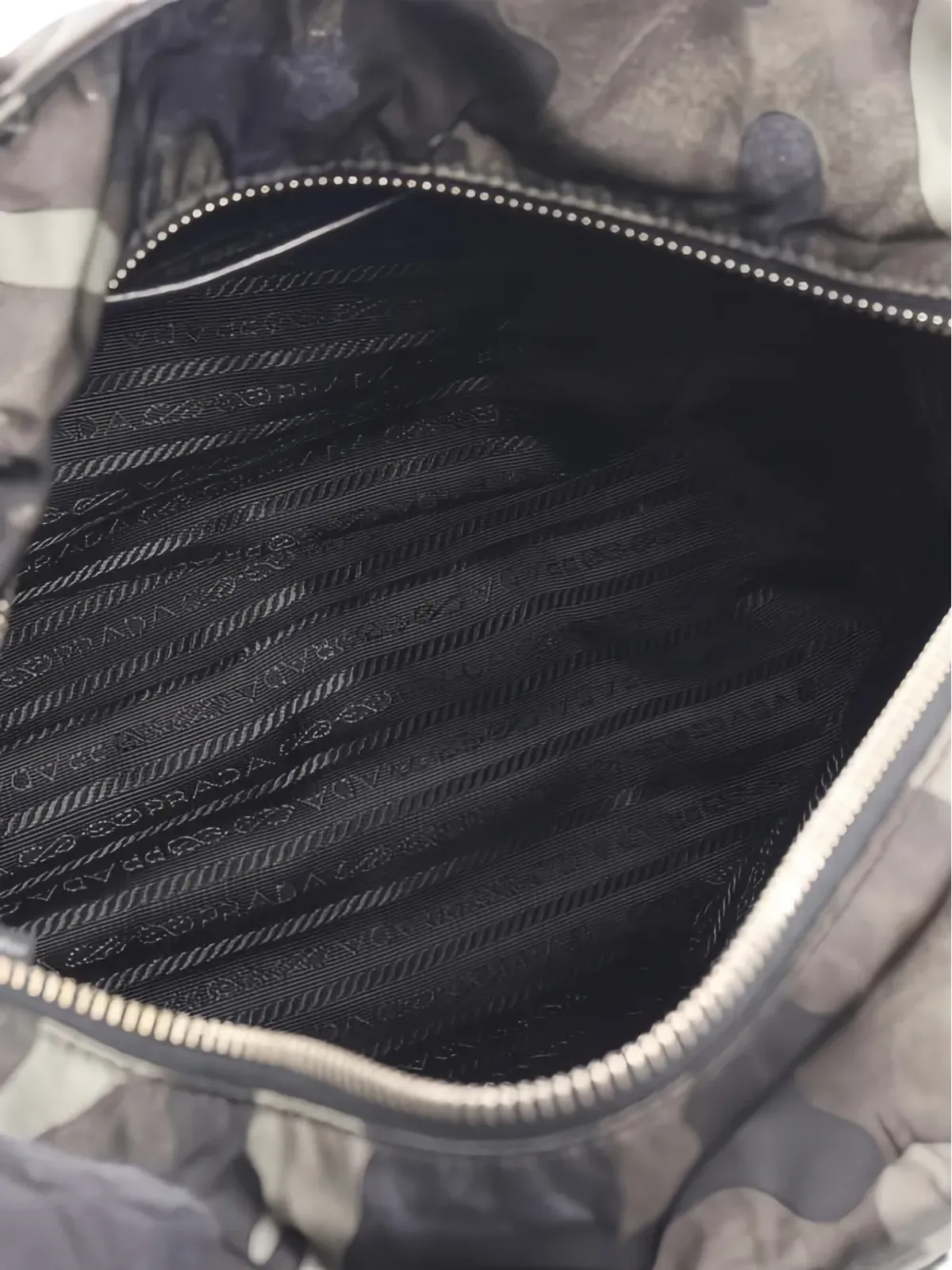 Prada Pre-Owned 2000s カモフラージュ トートバッグ - グレー - 画像3