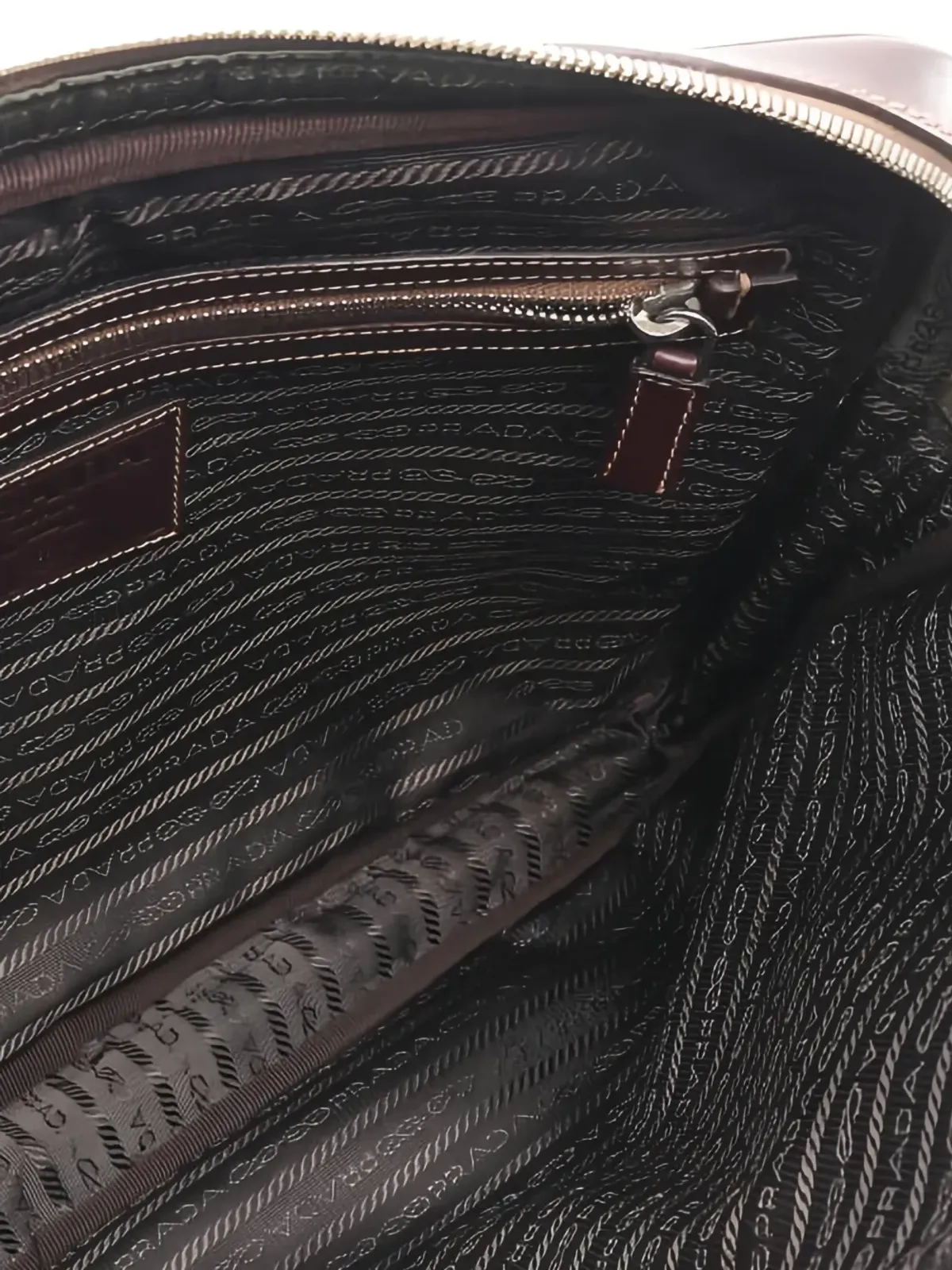 Prada Pre-Owned 2000年代 キャンバスレザー トートバッグ - 画像3