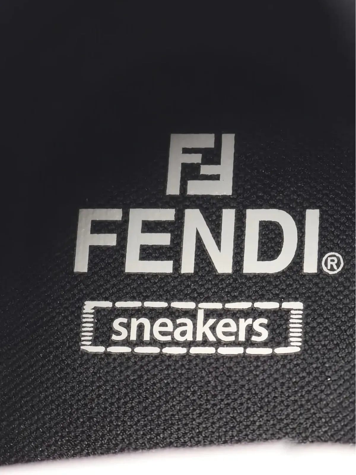 Fendi Pre-Owned 2020年代 マッチ レザー スニーカー - ホワイト - 画像5