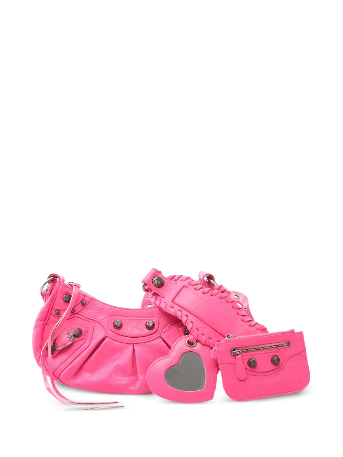 Balenciaga Pre-Owned レザー ショルダーバッグ Le Cagole - ピンク - 画像1