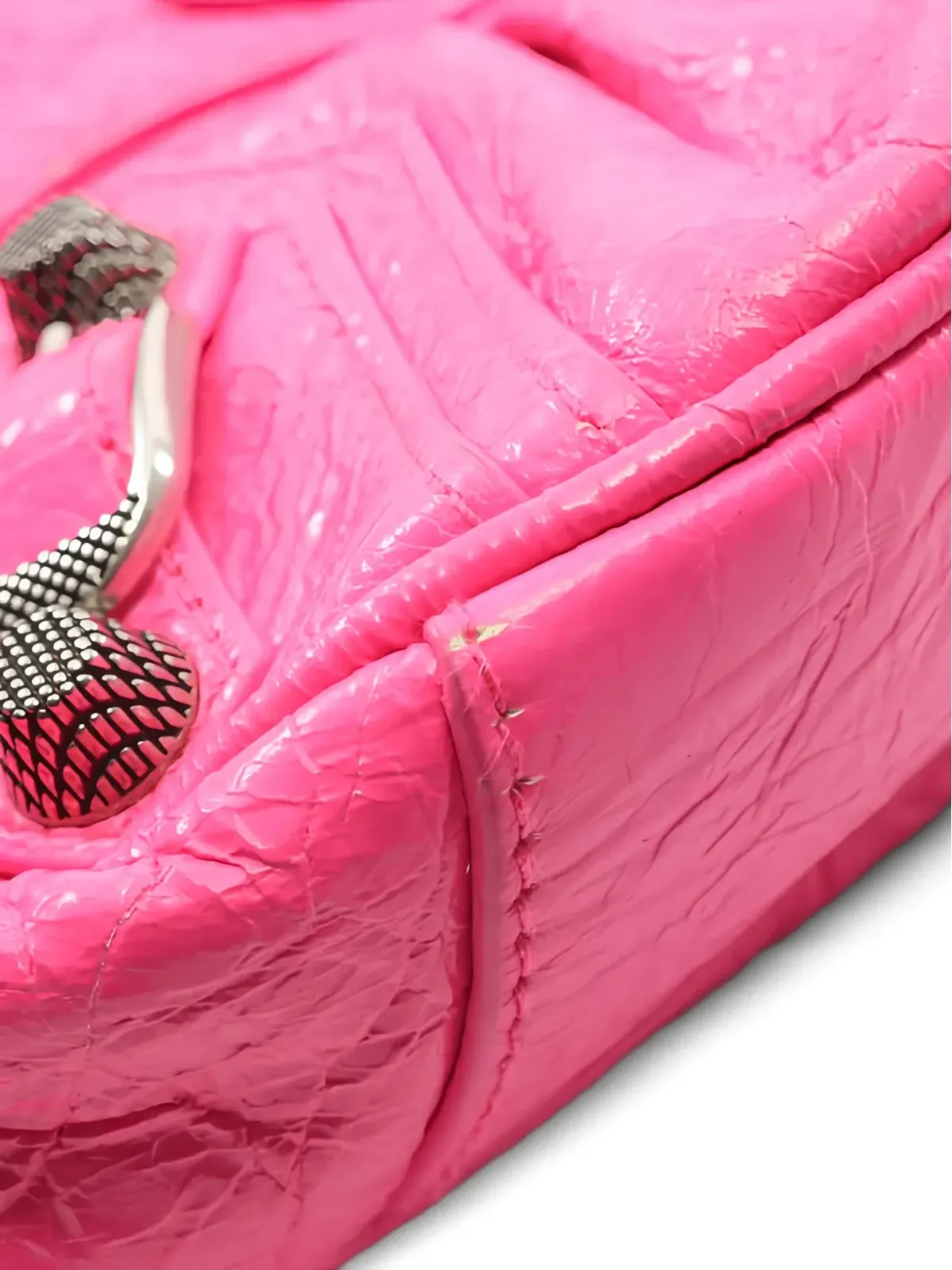 Balenciaga Pre-Owned レザー ショルダーバッグ Le Cagole - ピンク - 画像4