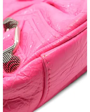 Balenciaga Pre-Owned レザー ショルダーバッグ Le Cagole - ピンク - サムネイル4