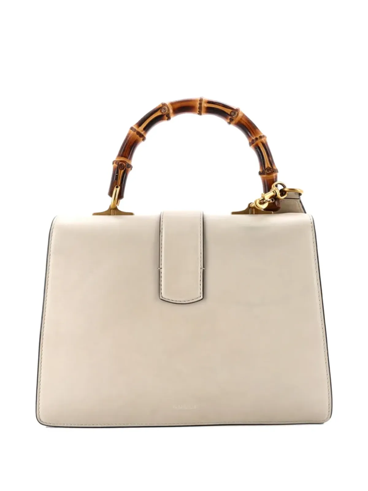 Gucci Pre-Owned ディオニュソス バンブー トップハンドルバッグ レザー ミディアム サッチェル - レッド - 画像2